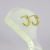 Woman Post Earrings-14K Gold Plate - Image 2