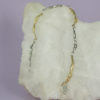 Man/Woman Link Bracelet-Silver & 14k Gold Plate I