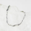 Man/Woman Link Bracelet-Silver