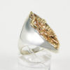 Silver & Gold Free Form Ring