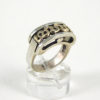 Serpent Ring-Silver & 14K Gold