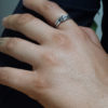 Sterling & Bronze Heart Ring - Image 3
