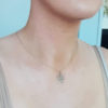 Pentagram Pendant with Moonstone-Bronze