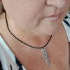 Egyptian Goddess of the Sky Necklace-Silver - Image 2