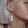 Mermaid Earrings-Silver - Image 2